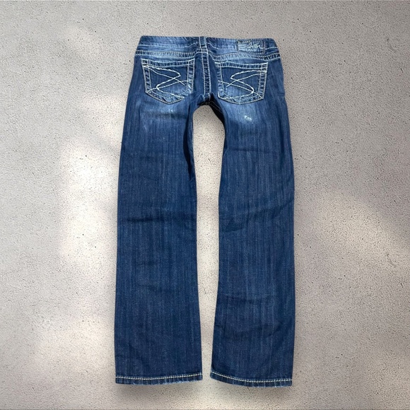 Silver Jeans Co. Santorini Denim Capri Cropped Jeans - Picture 1 of 7